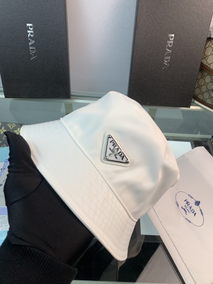 PD RENYLON BUCKET HAT SLIVER WHITE