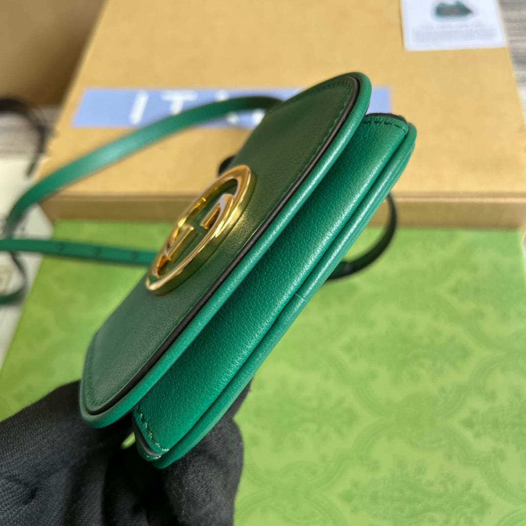 gg Blondie Card Case Wallet Green For Women, Women’s Bags 4.5in/12cm gg 698635 UXX0G 3120