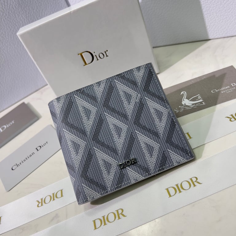 dir WALLET GREY CD DIAMOND CANVAS 11CM