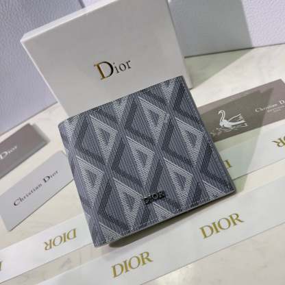 dir WALLET GREY CD DIAMOND CANVAS 11CM