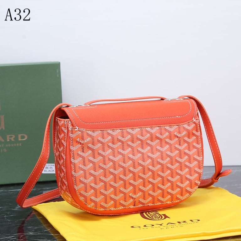 GY SEAL CLASP THE 233 BAG ORANGE 25CM