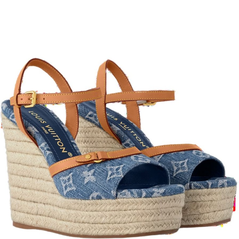 LUV SANDAL BLUE HELIOS WEDGE