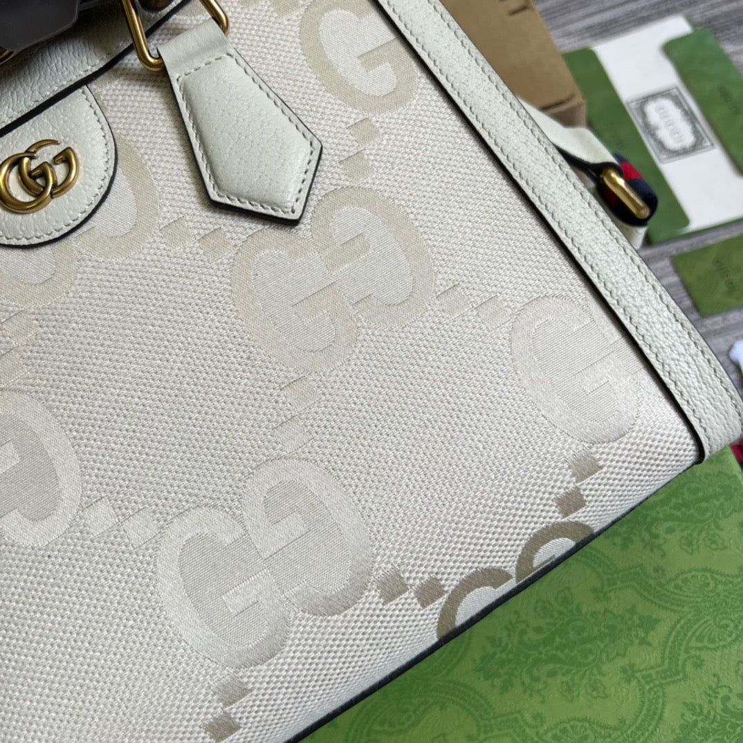 gg Diana Small gg Tote Bag White For Women, Women&#8217;s Bags 11in/27cm gg