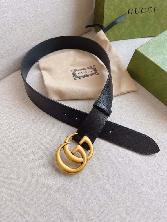 GG MARMONT GG GOLD LOGO BELT 4CM