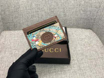 GG X DISNEY DONALD DUCK WALLET BROWN 10CM