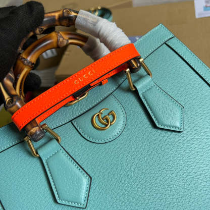 gg Diana Small Tote Bag Light Blue For Women, Women&#8217;s Bags 11in/27cm gg