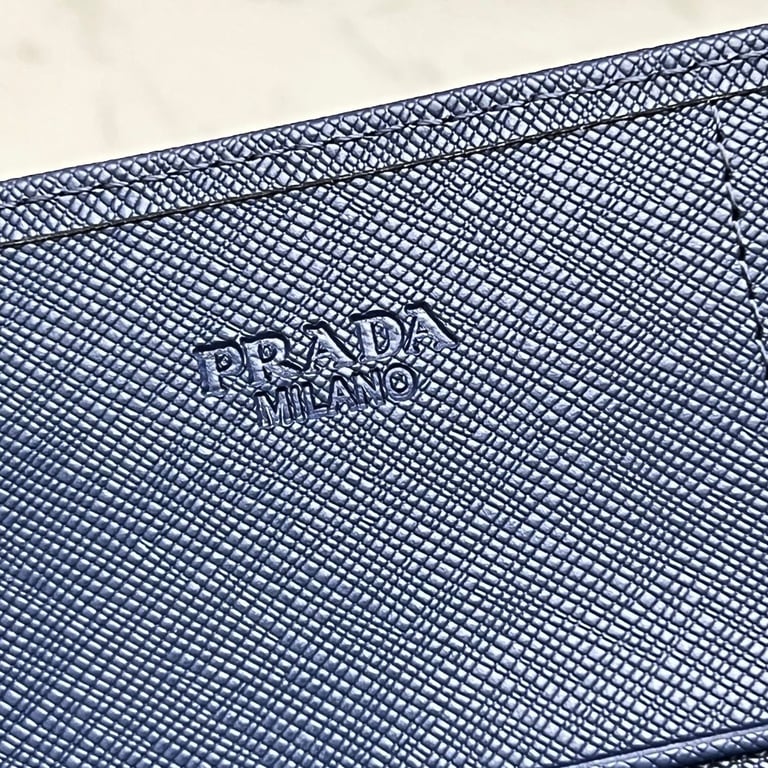 PR SAFFIANO MONOCHROME FLAP LONG WALLET FULL NAVY BLUE 19CM 1MH132 ZLP F061H