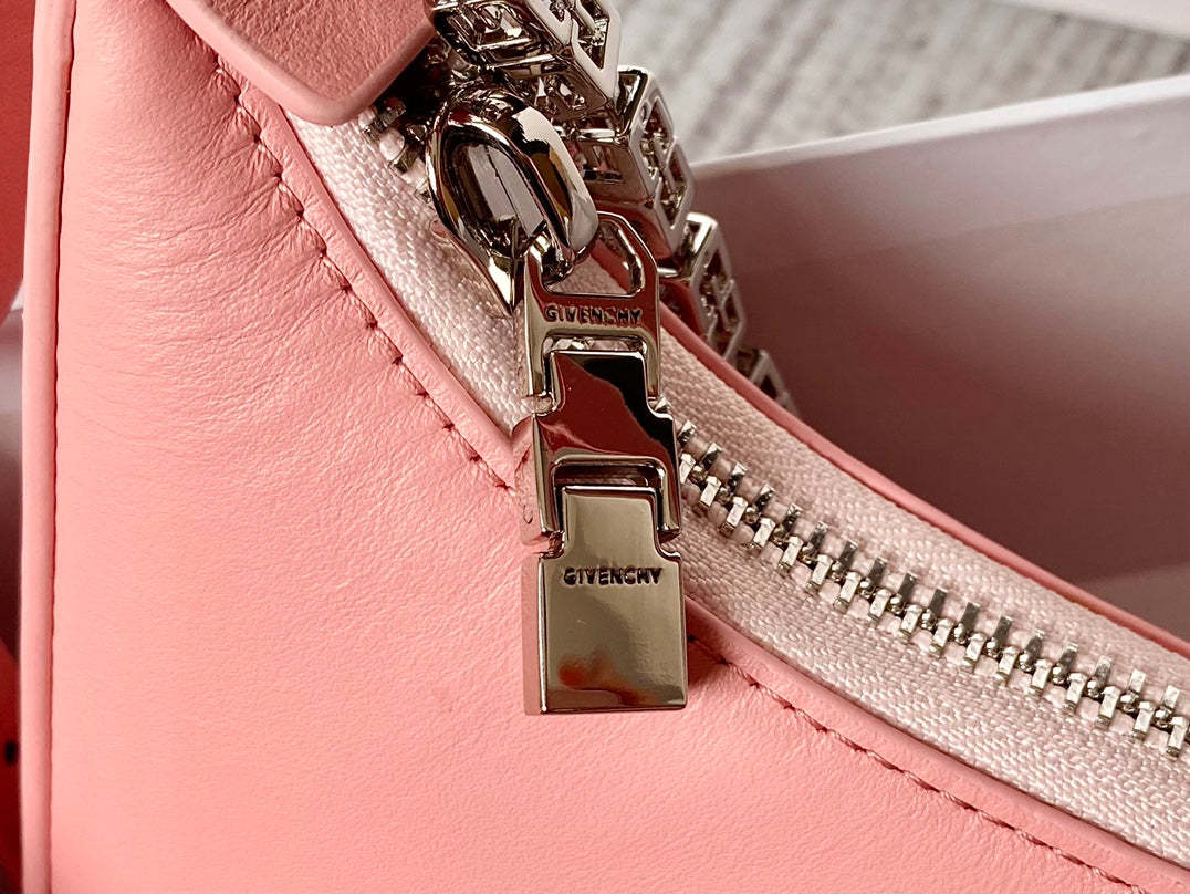 gv Small Moon Cut Out Bag Pink For Women, Handbags, Shoulder Bags 9.8in/25cm GVC