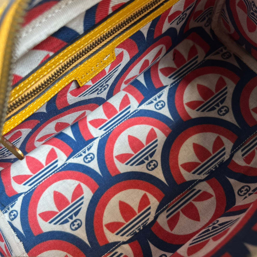 gg x Adidas Mini Duffle Bag Yellow For Women, Women’s Bags 12.4in/32cm gg