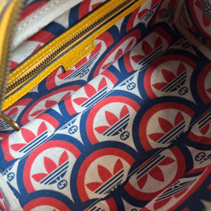 gg x Adidas Mini Duffle Bag Yellow For Women, Women’s Bags 12.4in/32cm gg