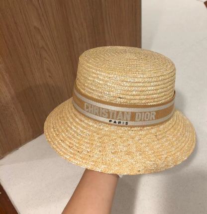 DOR LARGE BRIM HAT WITH PINK BAND
