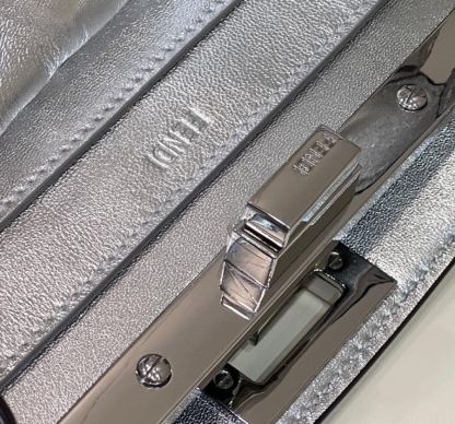 FI Peekaboo Small Silver Bag For Woman 27cm/11in