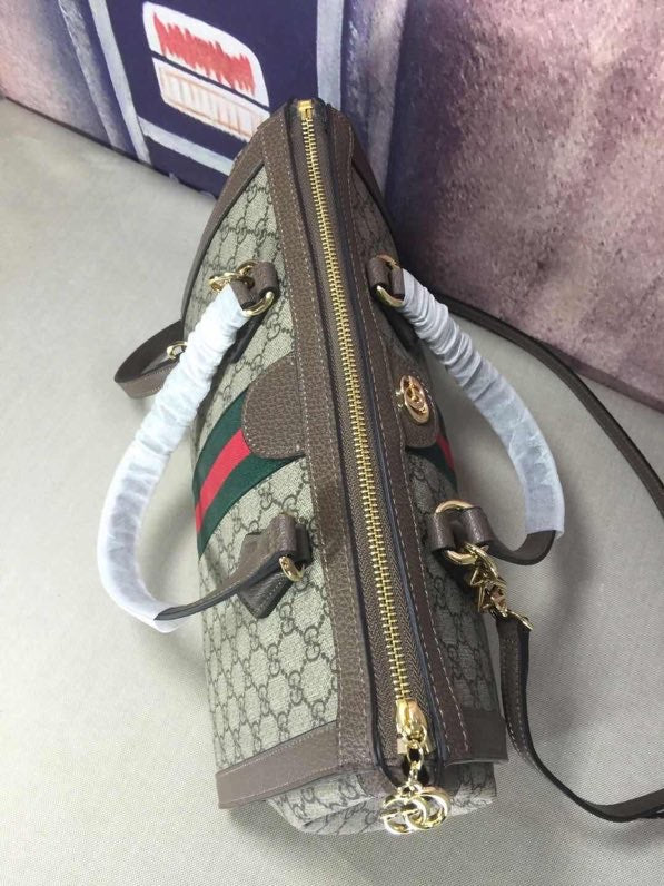 GG OPHIDIA GG MEDIUM TOP HANDLE TOTE BAG 524537 K05NB 8745