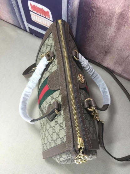 GG OPHIDIA GG MEDIUM TOP HANDLE TOTE BAG 524537 K05NB 8745