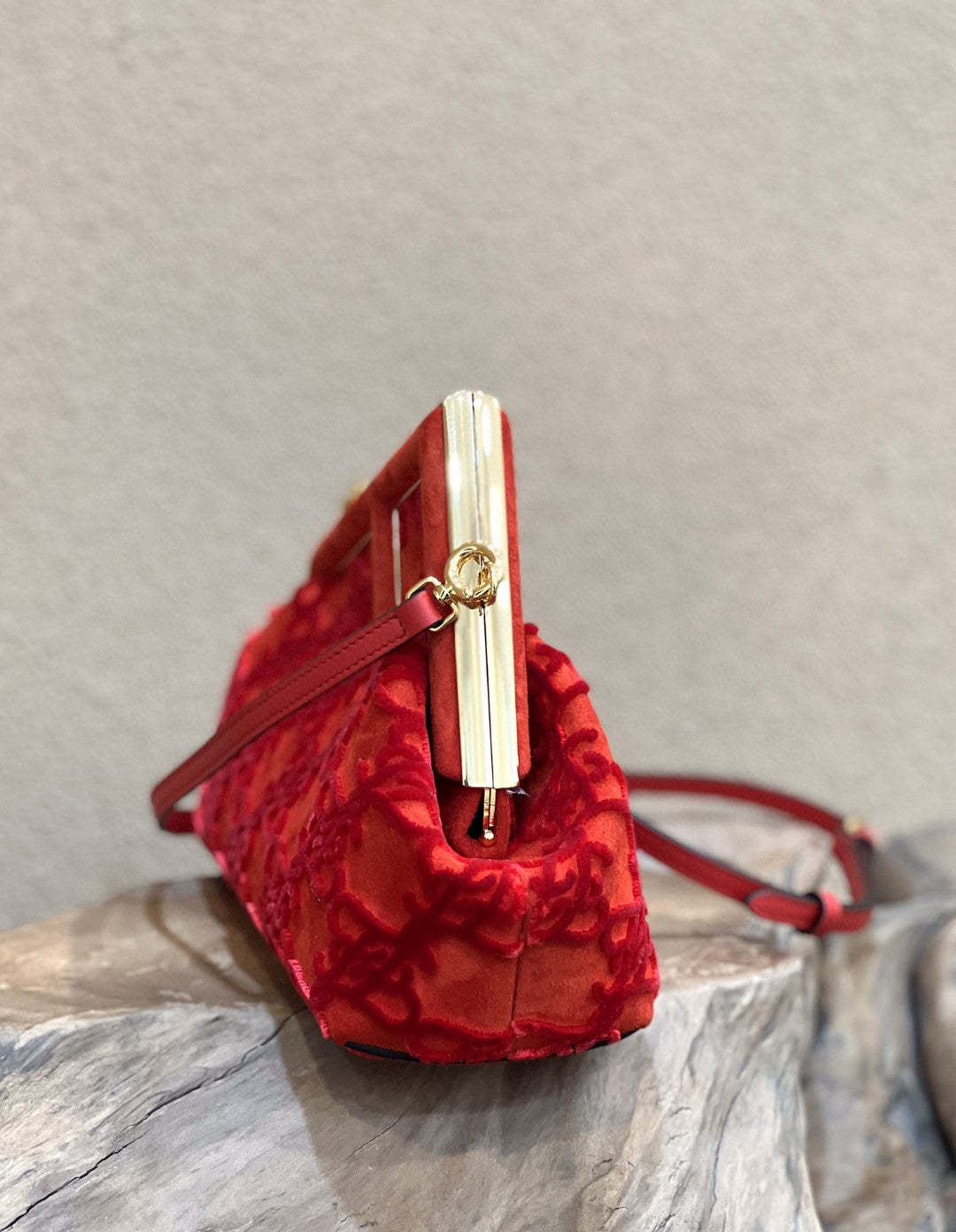 FI First Small Red Bag For Woman 26cm/10in