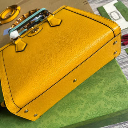 gg Diana Small Tote Bag Yellow For Women, Women’s Bags 11in/27cm gg ‎
