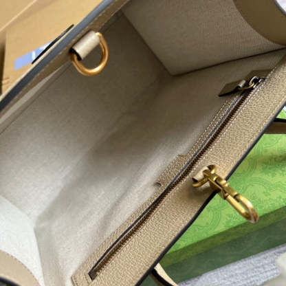 gg Small Tote Bag With Interlocking G Beige For Women, Women&#8217;s Bags 12.2in/31cm gg ‎659983 UULBT 9683