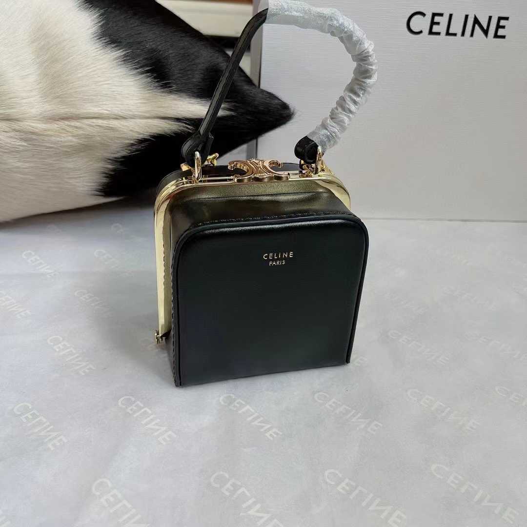 CE MINI VANITY CASE IN TRIOMPHE CANVAS AND CALFSKIN TAN 10J762CZ104LU