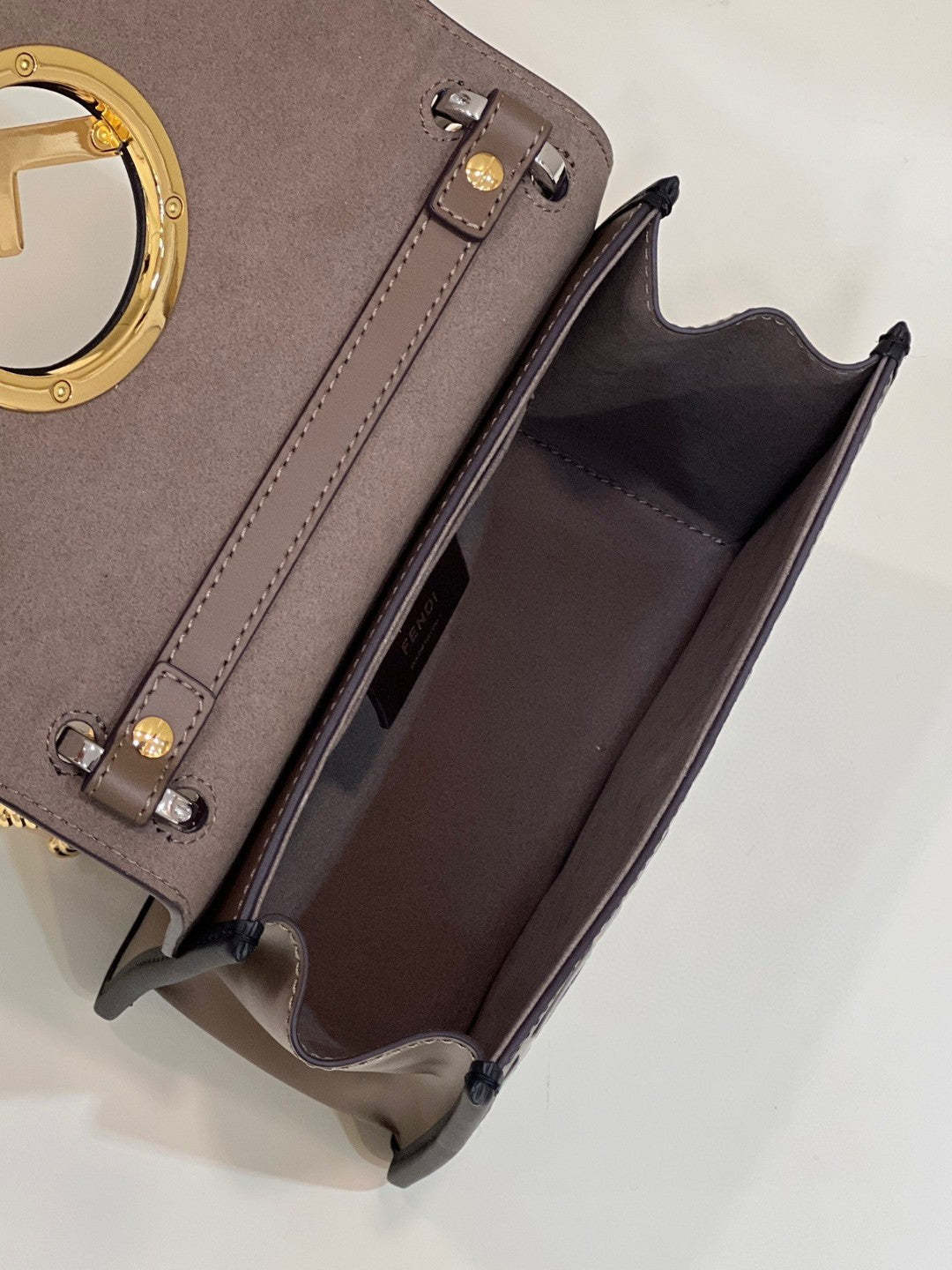 FI Kan I F Small Brown Bag For Woman 15cm/5.5in 8BT286A651F13VK