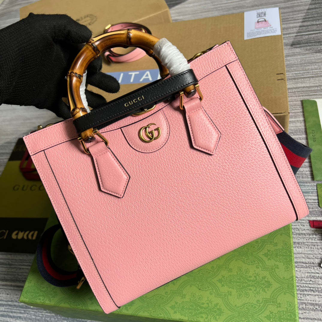 gg Diana Small Tote Bag Pink For Women, Women’s Bags 11in/27cm gg