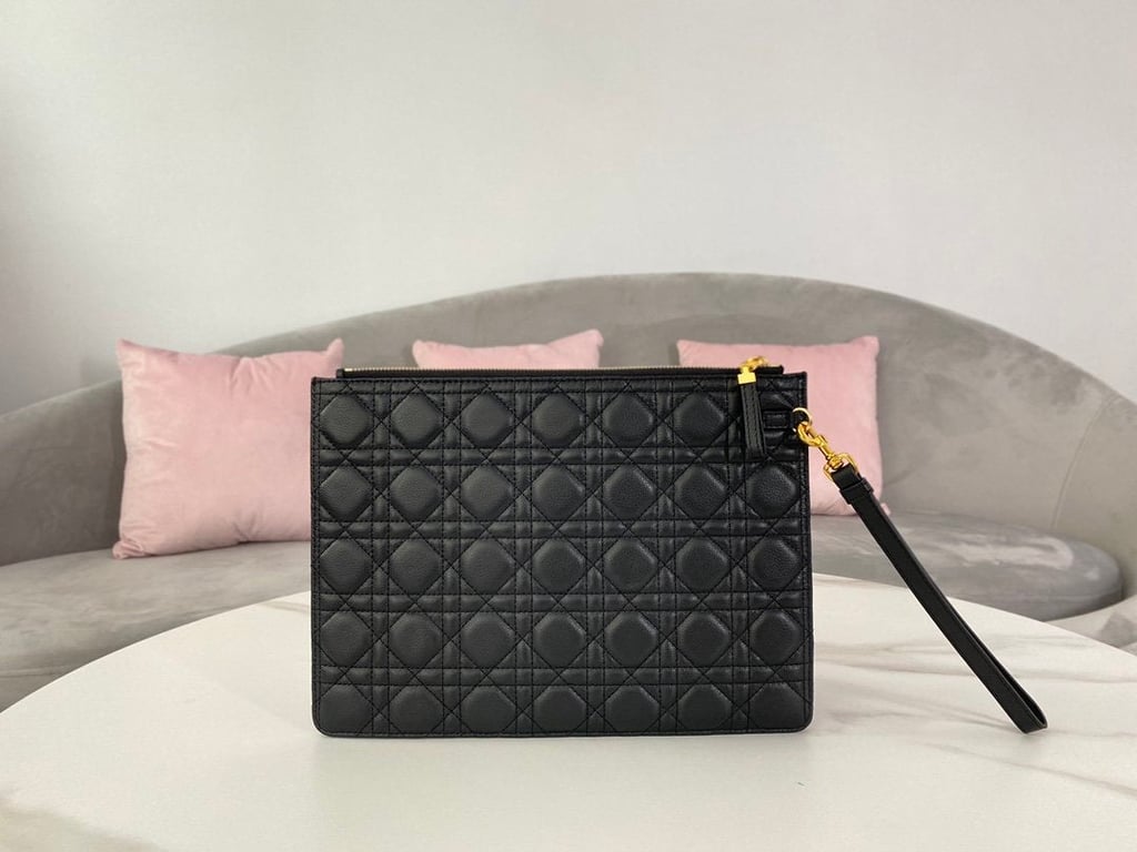 dir LARGE CARO DAILY POUCH BLACK S5086UWHC_M900