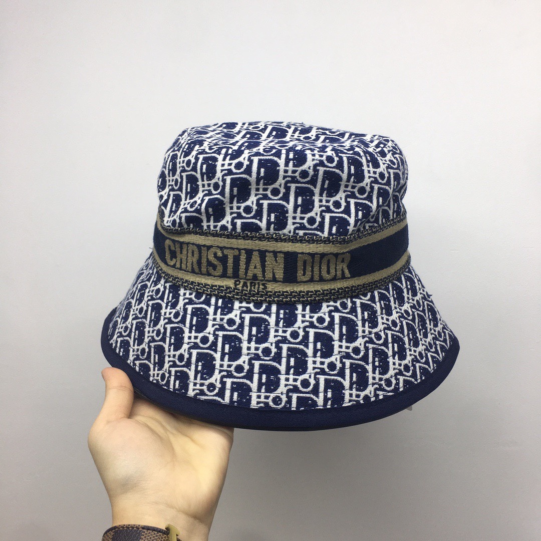 DOR OBLIQUE BUCKET HAT DARK BLUE