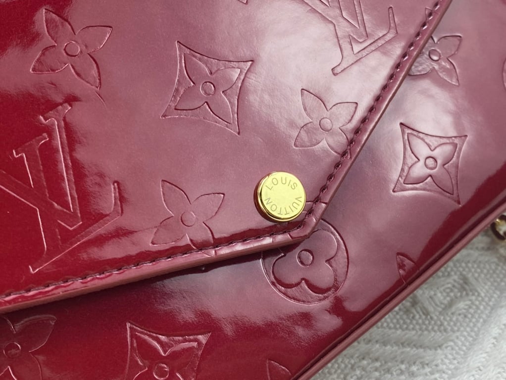 LUV POCHETTE FELICIE WINE RED 21CM