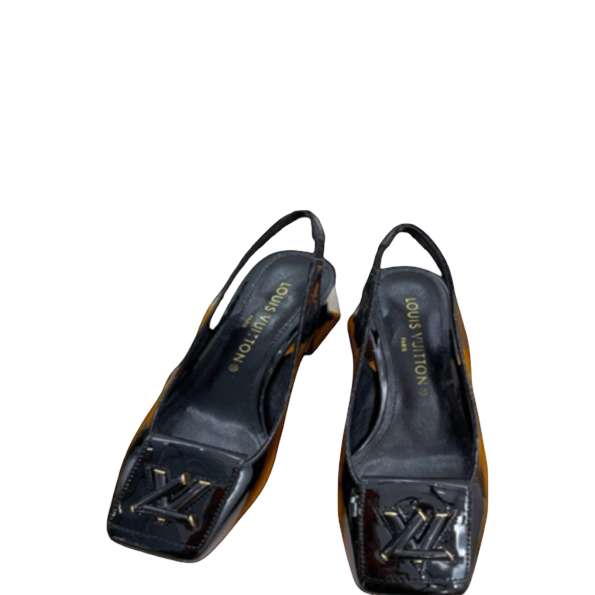 LUV PUMP BLACK SHAKE SLINGBACK