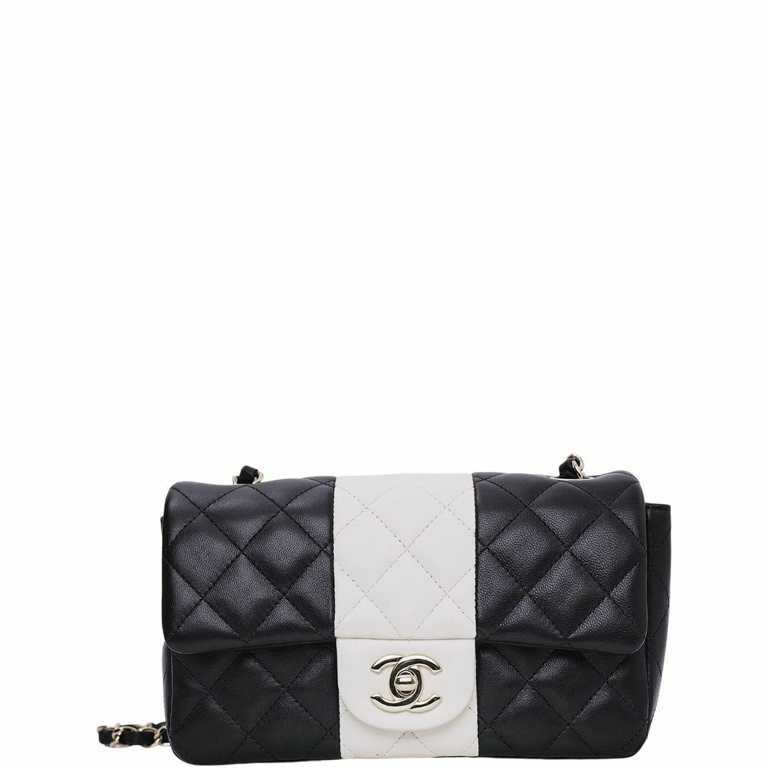 CHL MINI FLAP BAG BLACK 7.8IN/20CM