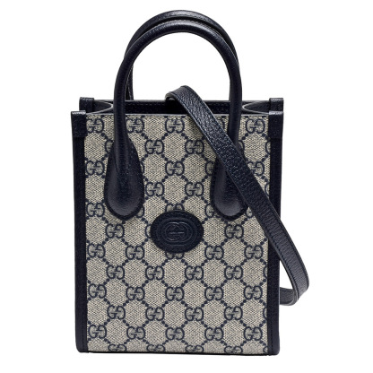 GG Mini tote bag with Interlocking G 671623 K9GSN 4075
