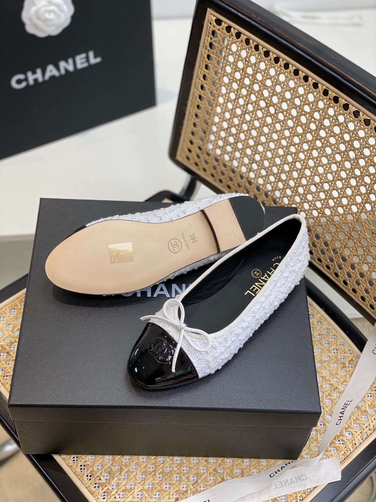 CHL FLATS WHITE BALLET