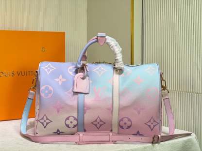 LUV KEEPALL BANDOULIERE SUNRISE PASTEL 45CM