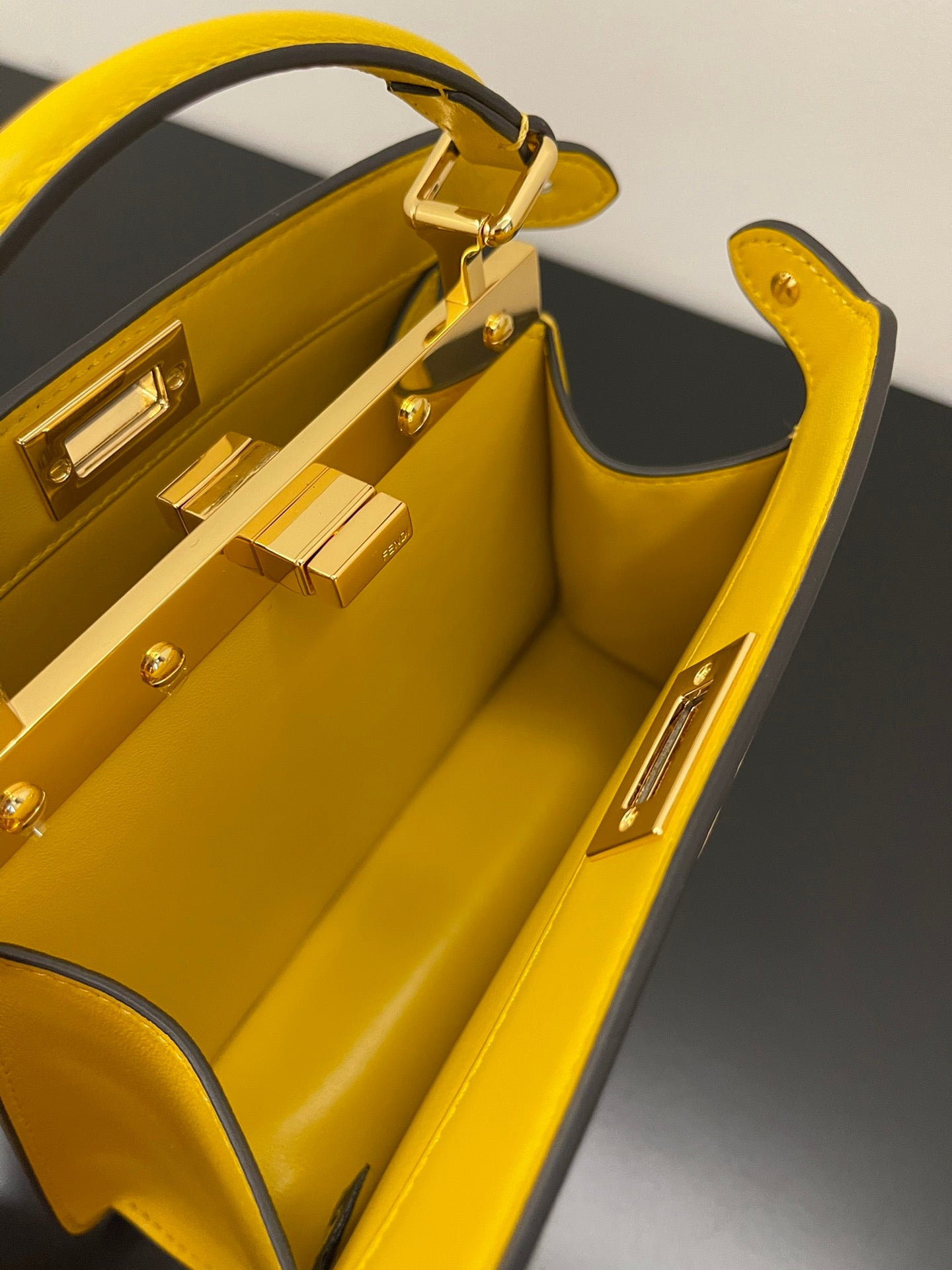 FI Peekaboo ISeeU Petite Yellow Small Bag For Woman 20cm/8in