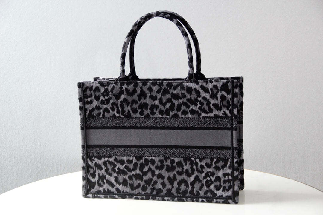 DO1286 Book Tote BIG size 41.5cm 36.5cm Embroidery LOGO red Handbag Mizza-2