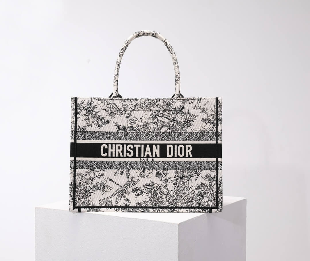 DO1286 Book Tote tote bag grey Embroidery LOGO