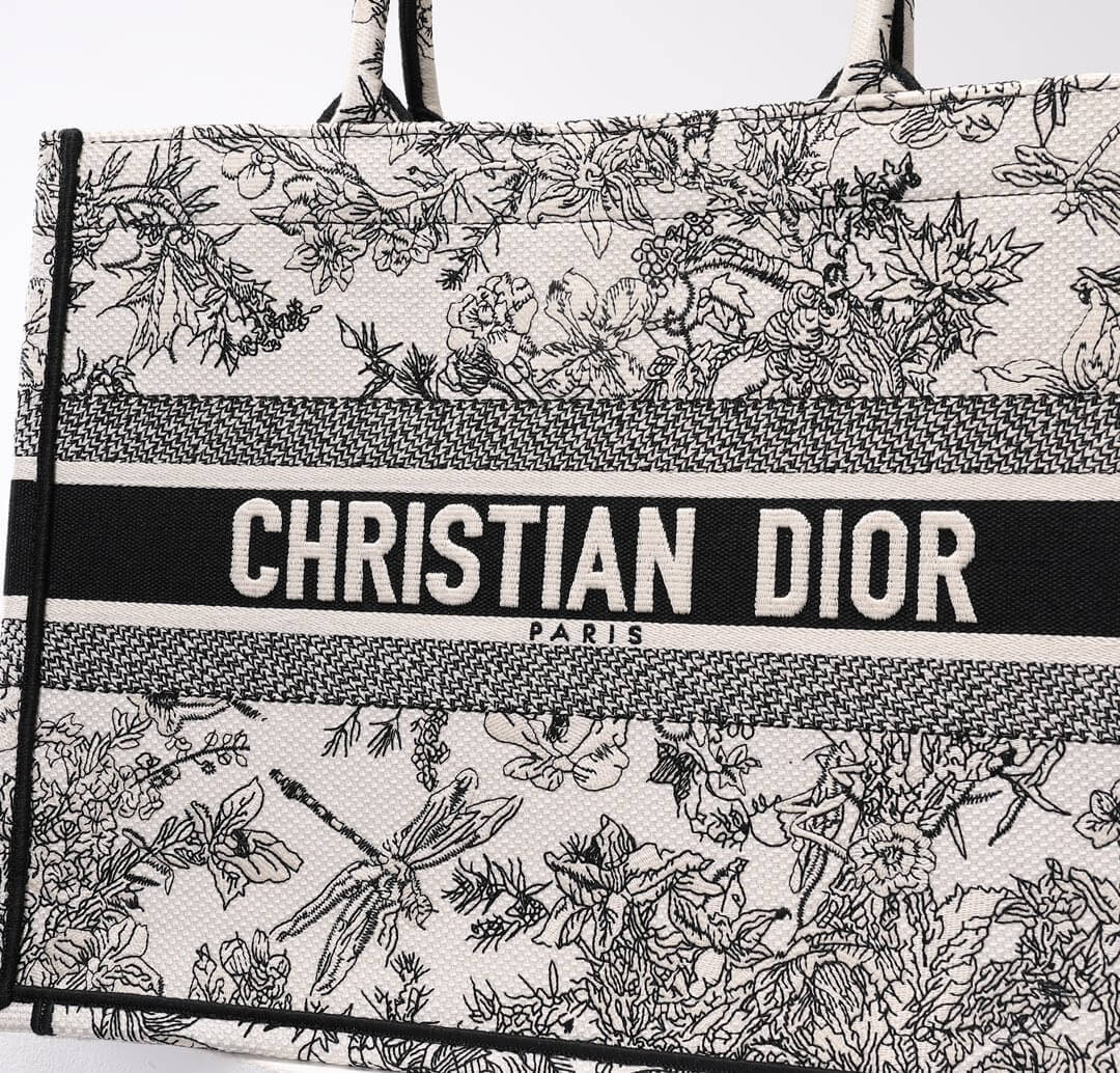 DO1286 Book Tote tote bag grey Embroidery LOGO