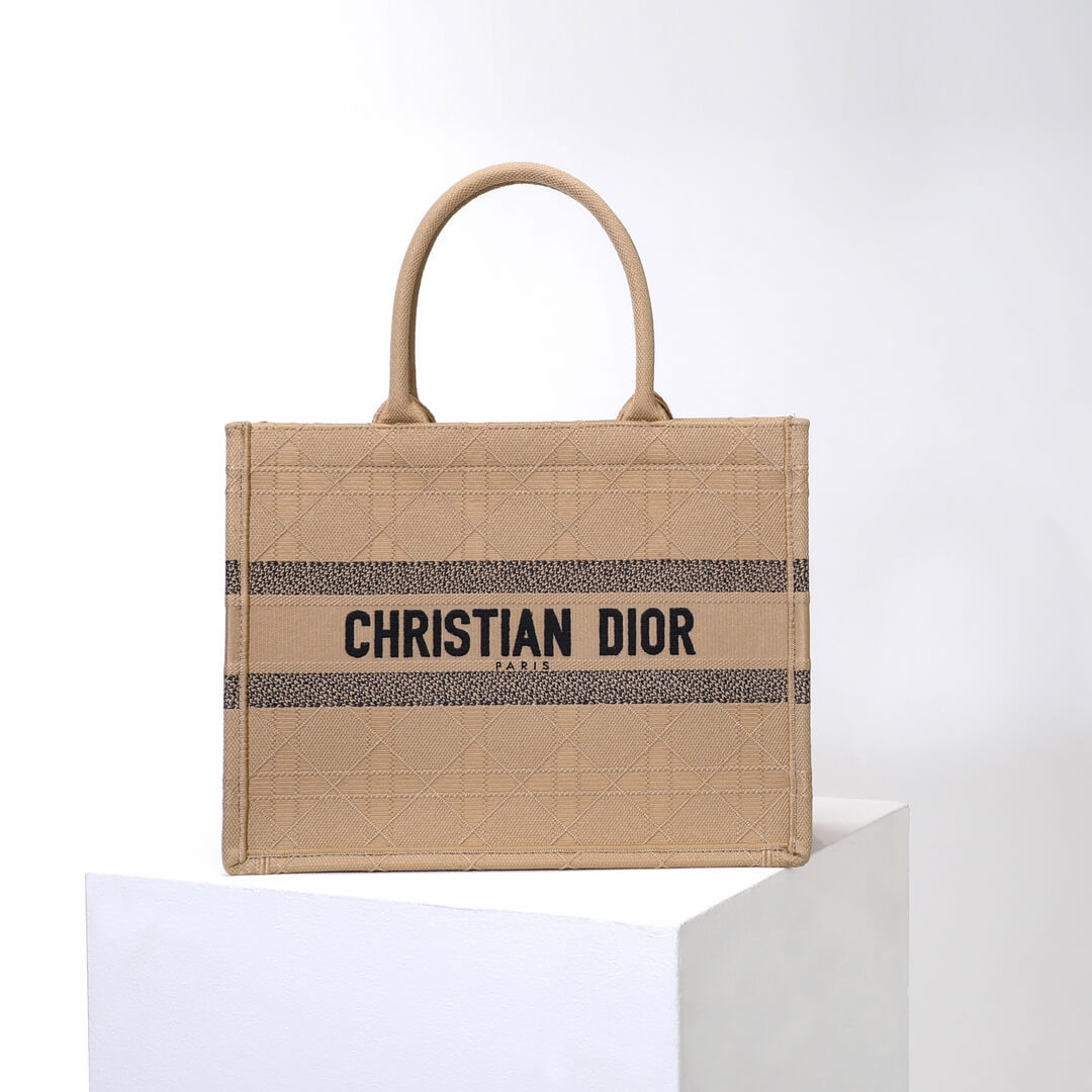DO1286 Book Tote BIG size 41.5cm 36.5cm Embroidery LOGO red Handbag grey-4
