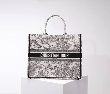 DO1286 Book Tote tote bag grey Embroidery LOGO