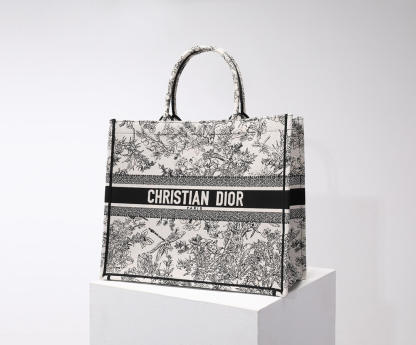 DO1286 Book Tote tote bag grey Embroidery LOGO
