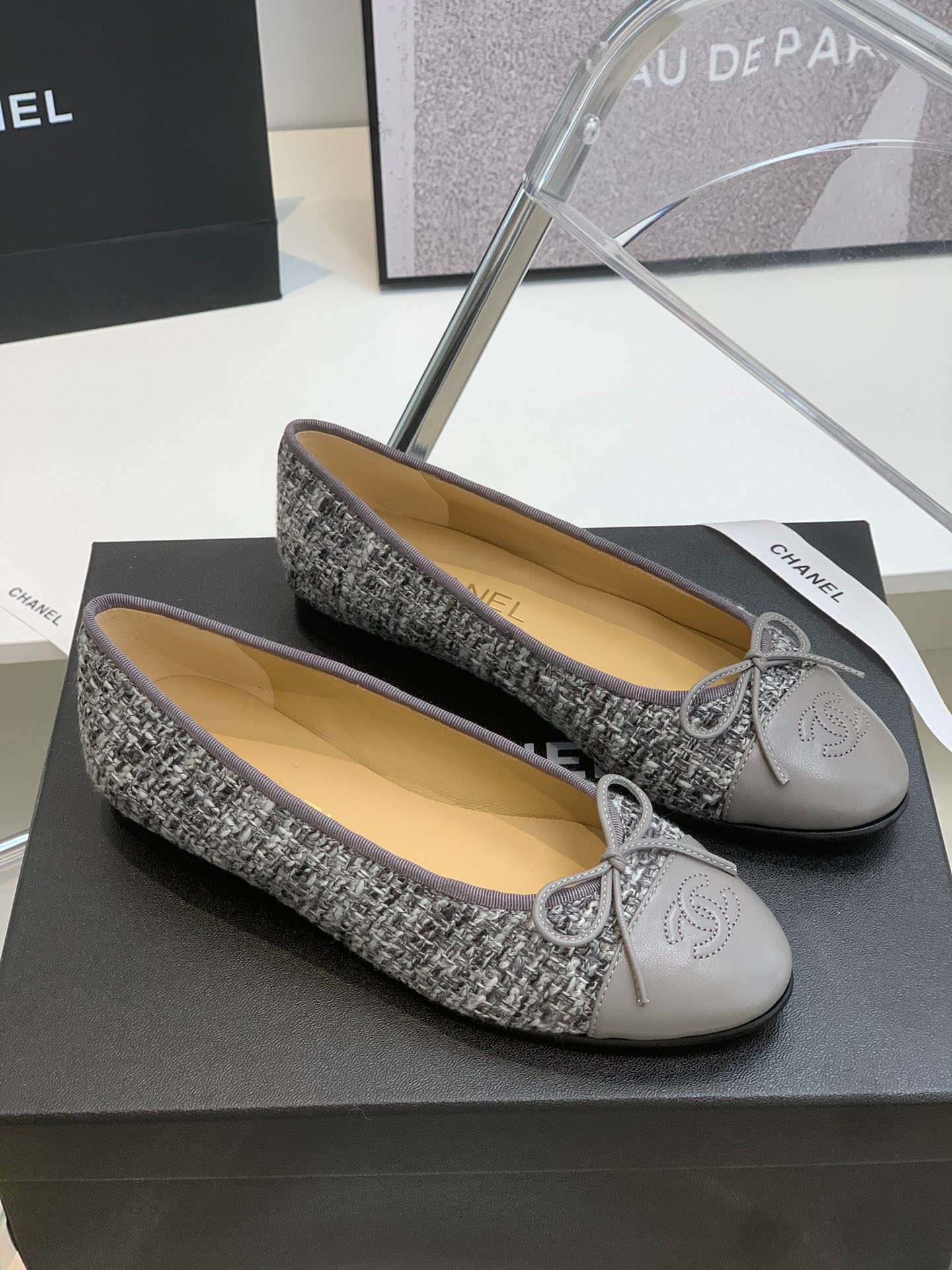 CHL FLATS GREY BALLET
