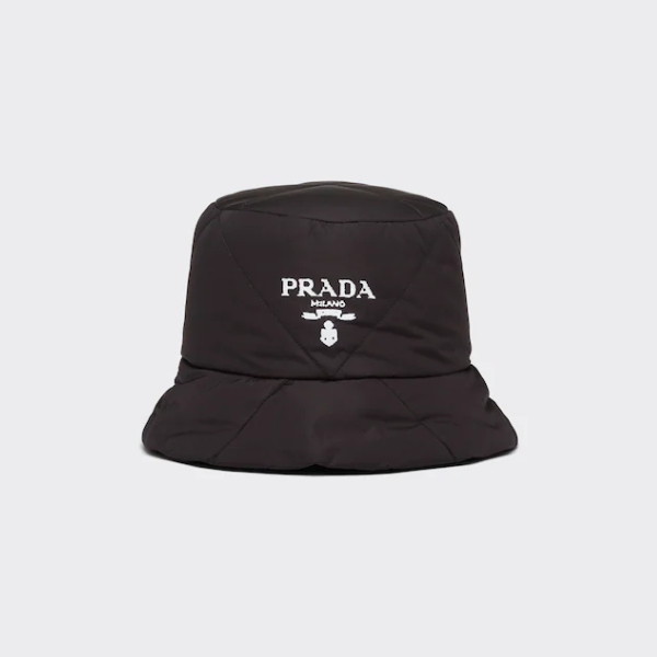 PD PADDED RENYLON BUCKET HAT BLACK