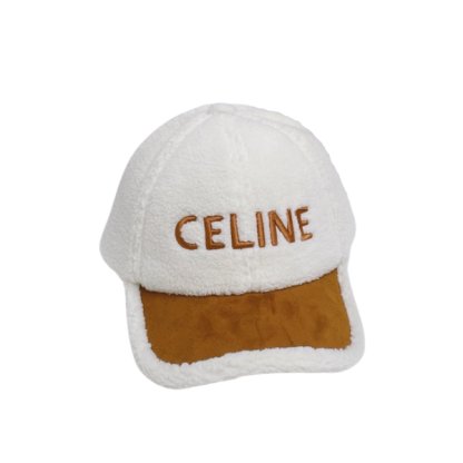 CL AUTUMN AND WINTER HAT BEIGE AND WHITE