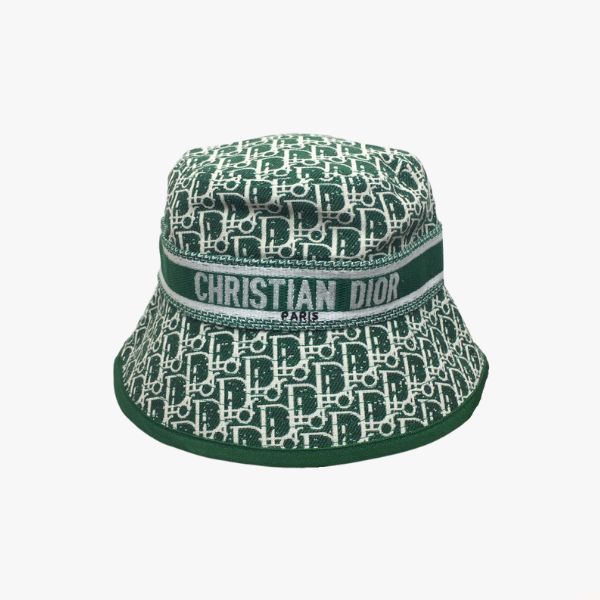 DOR OBLIQUE BUCKET HAT GREEN