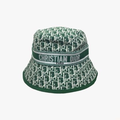 DOR OBLIQUE BUCKET HAT GREEN
