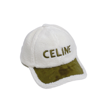 CL AUTUMN AND WINTER HAT GREEN AND WHITE