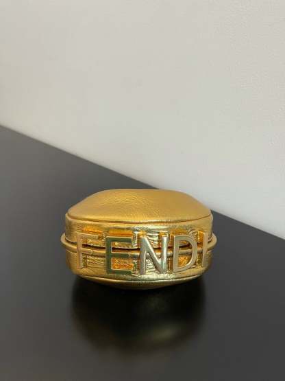FI Nano FIgraphy Gold For Women, Women&#8217;s HandBags 6.7in/17cm FF 7AS089