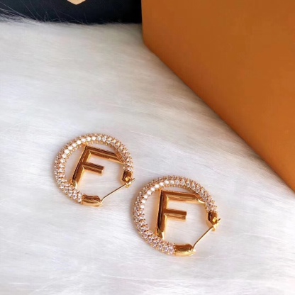FD LOGO EARRINGS