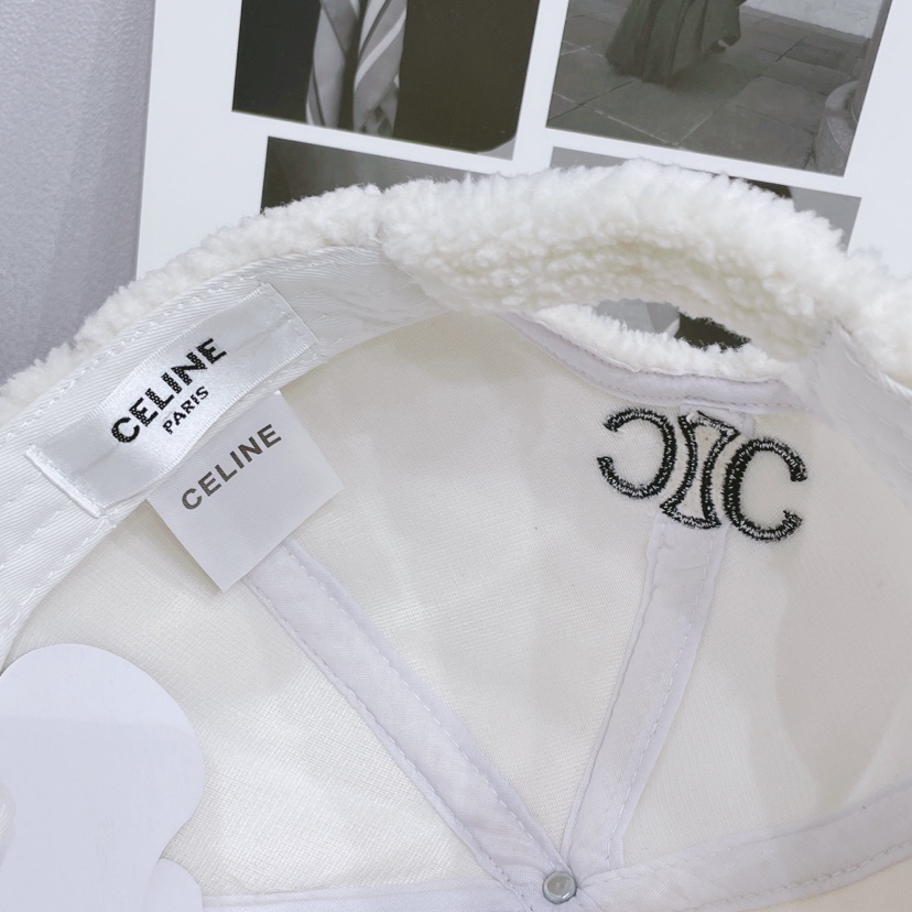 CL AUTUMN AND WINTER HAT BLACK AND WHITE