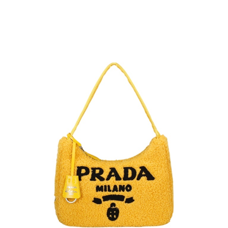 PR RE-EDITION 2000 TERRY MINI BAG YELLOW 22CM