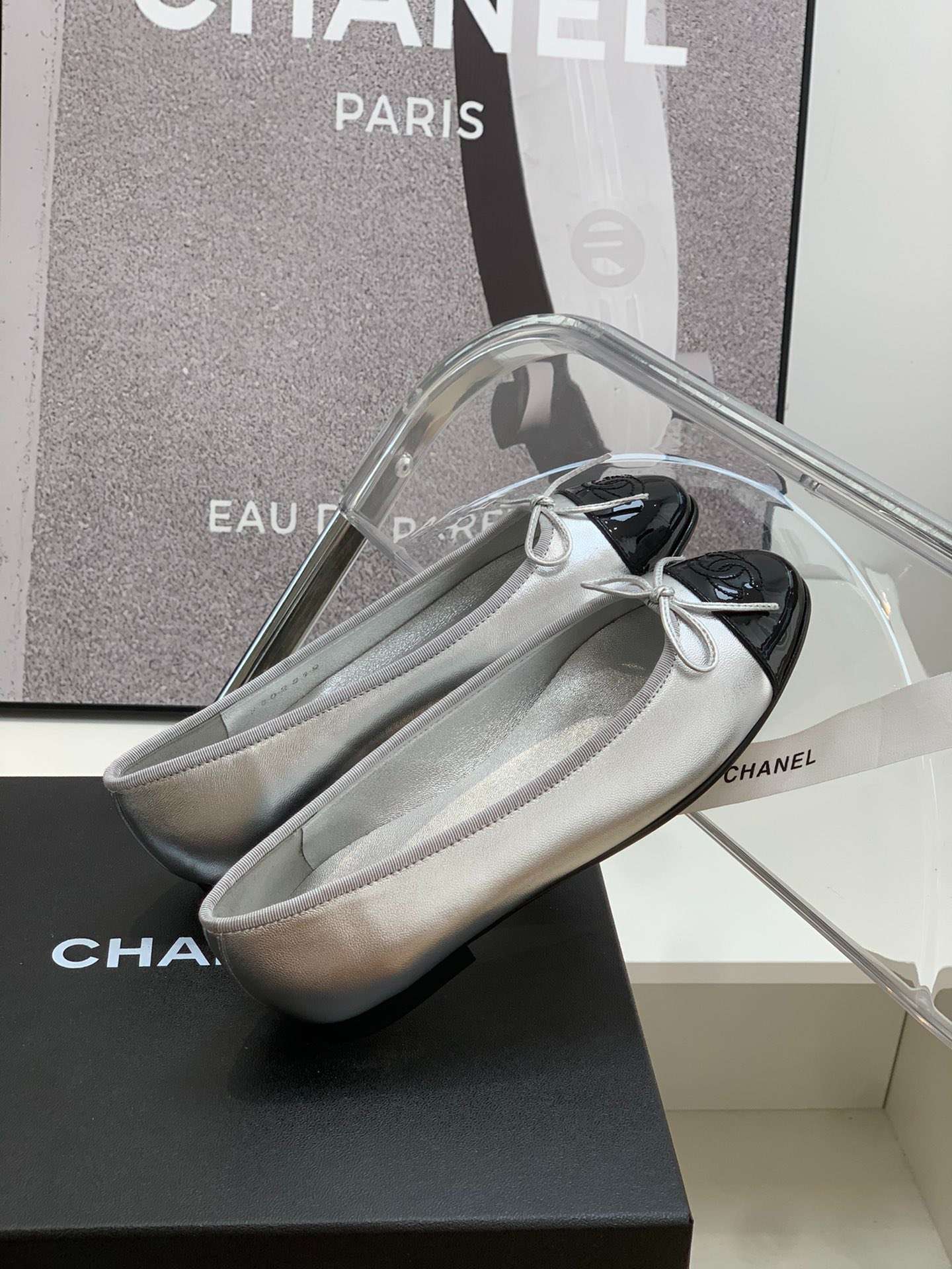 CHL SILVER BALLET FLATS